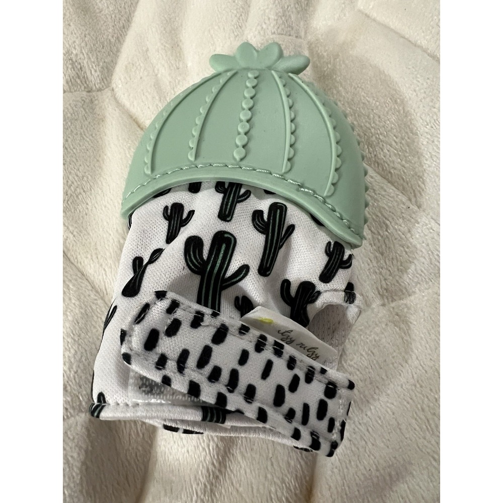 Silicone Teething Mitt - Soothing Infant‎ Teething Mitten with Adjustable Strap,